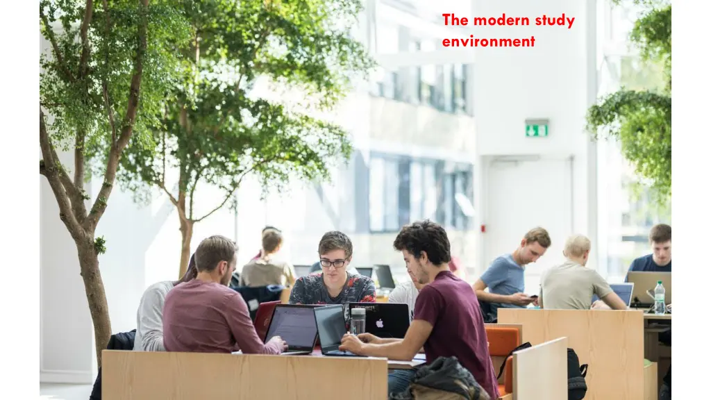 the modern study environment