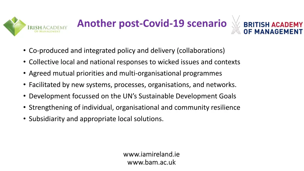 another post covid 19 scenario