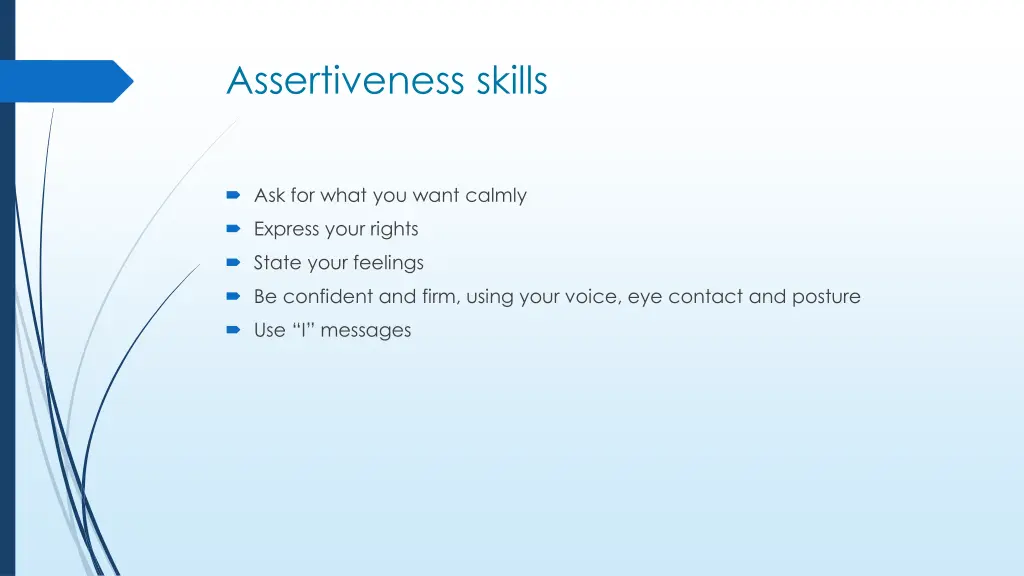 assertiveness skills