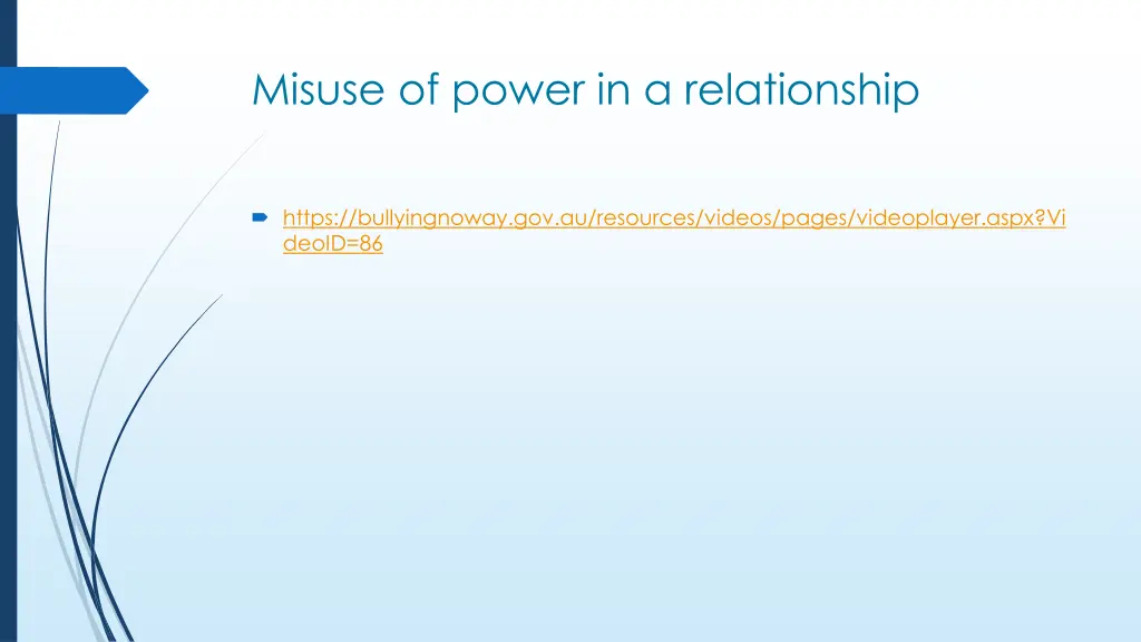 misuse of power in a relationship