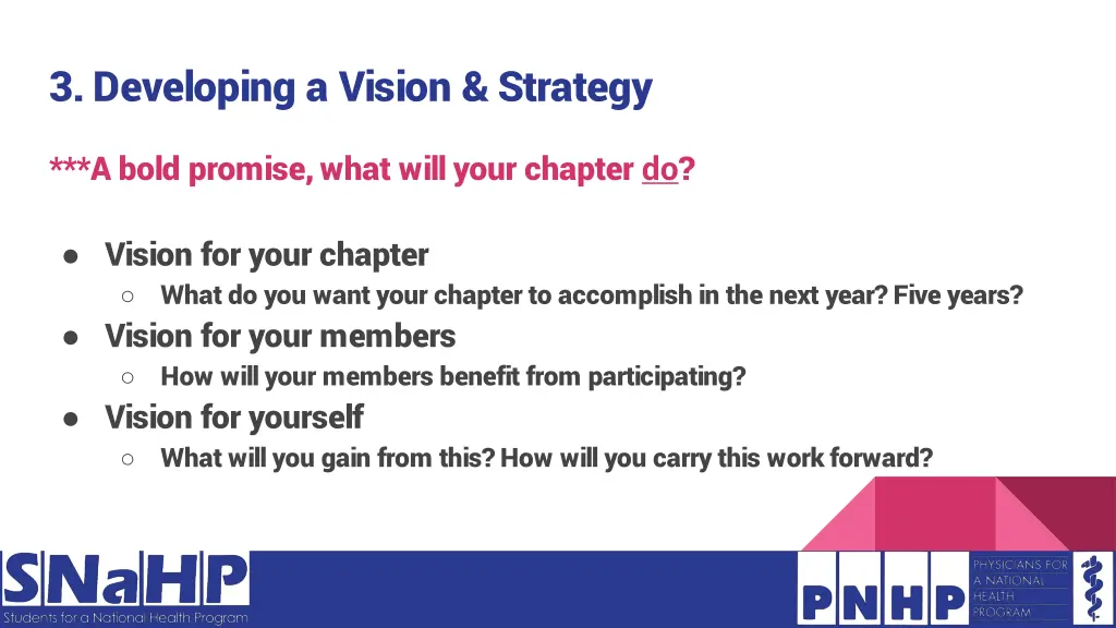 3 developing a vision strategy