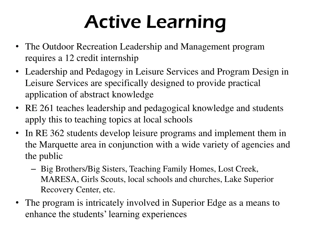 active learning