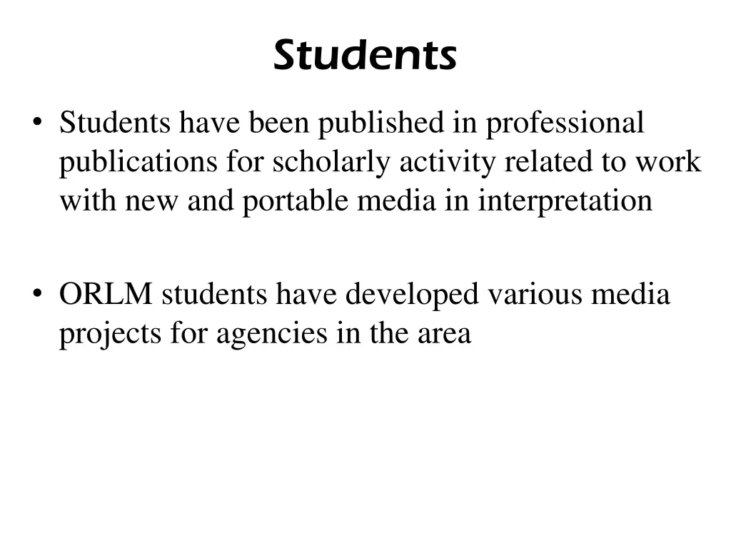 students