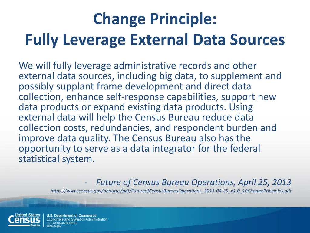 change principle