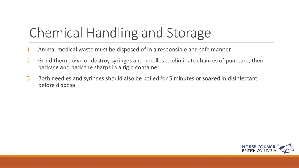 chemical handling and storage 1