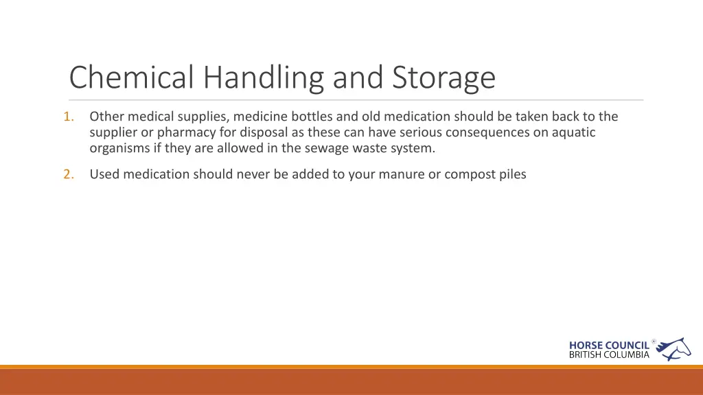 chemical handling and storage 2