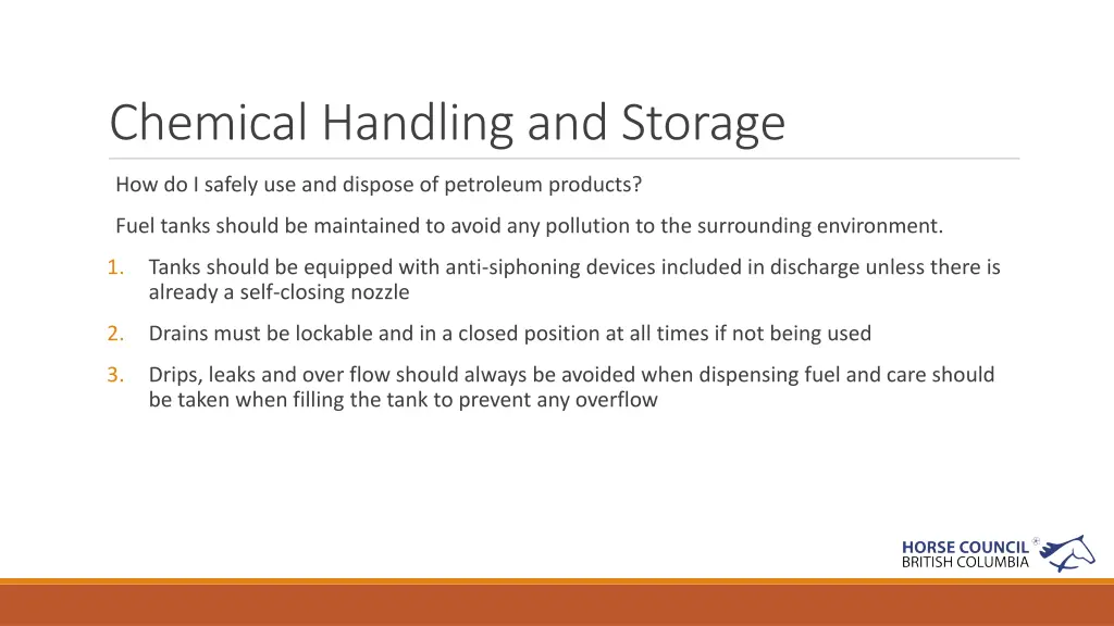 chemical handling and storage 3