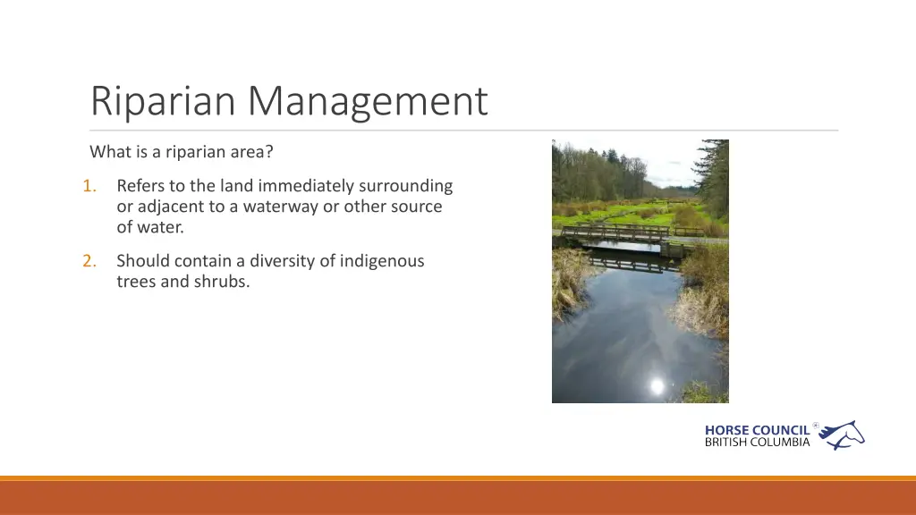 riparian management