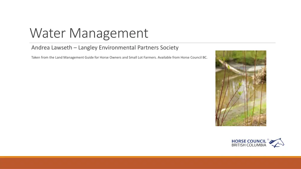 water management 1