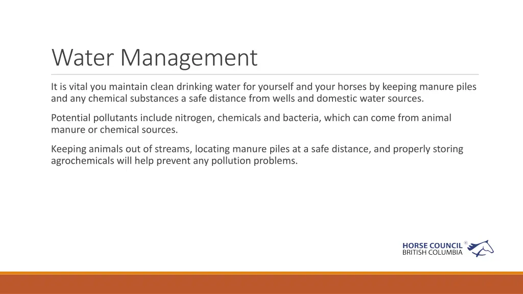 water management 2