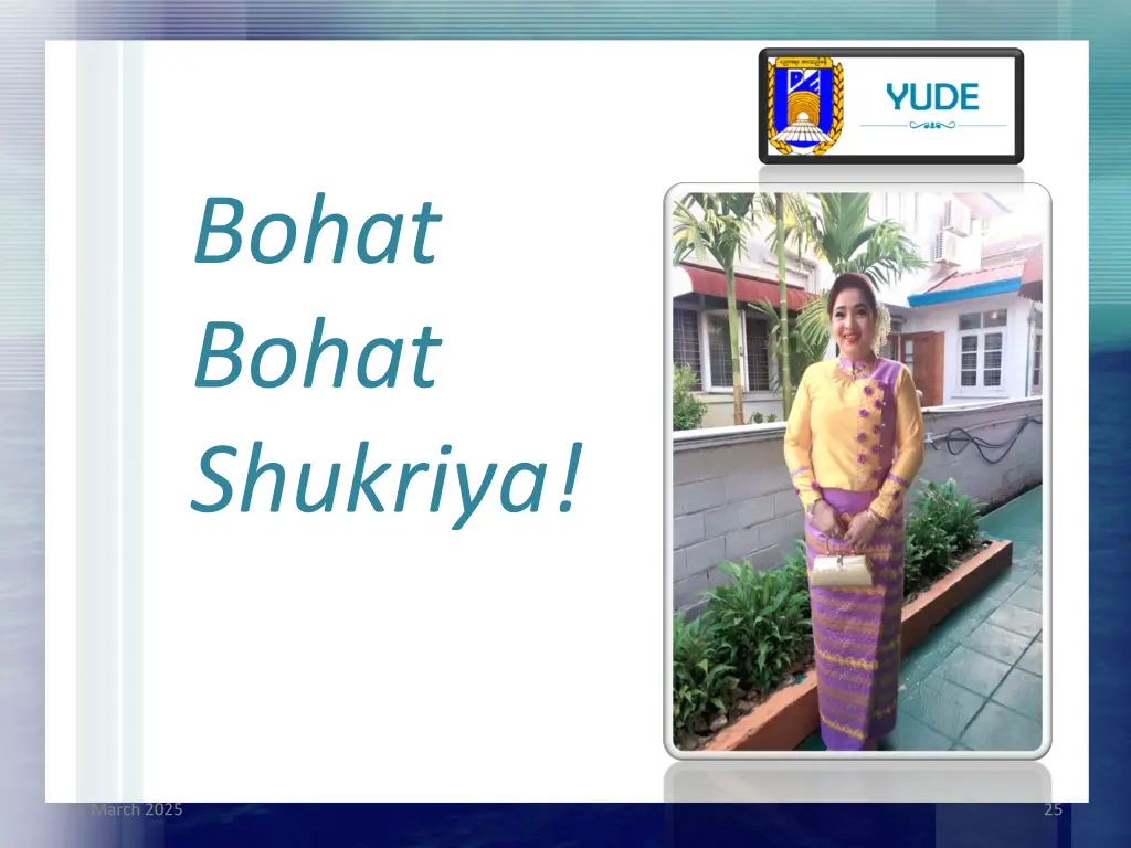 bohat bohat shukriya