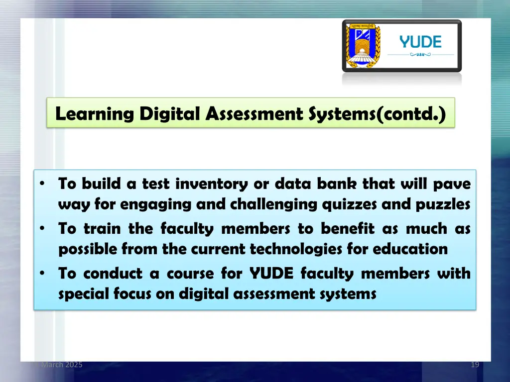learning digital assessment systems contd