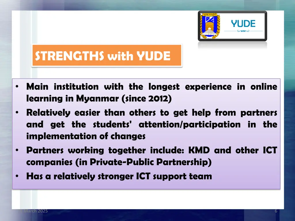strengths with yude