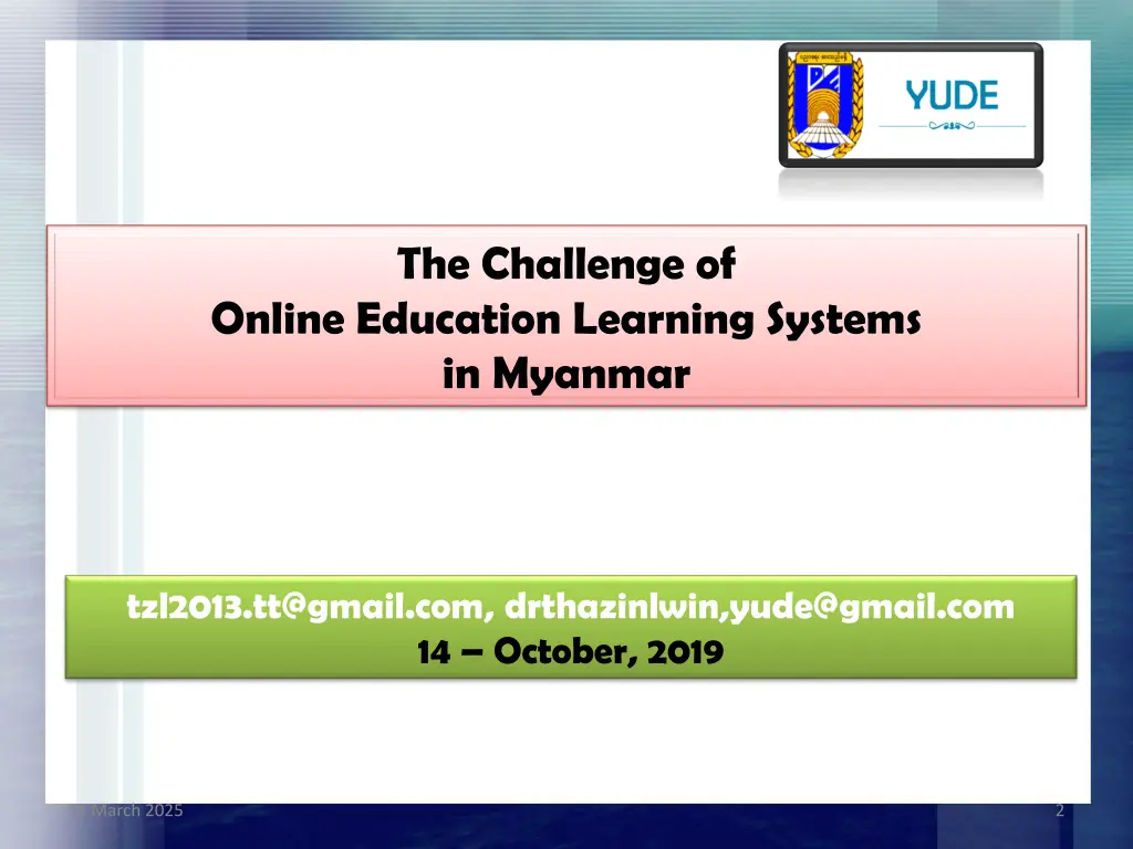 the challenge of