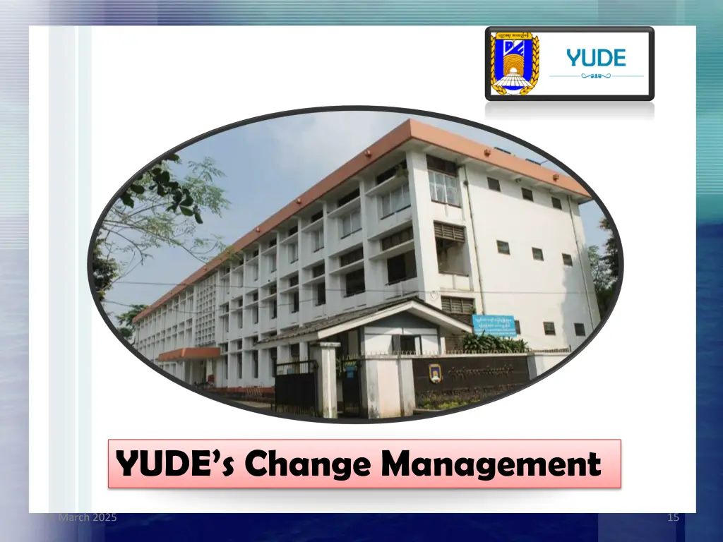 yude s change management