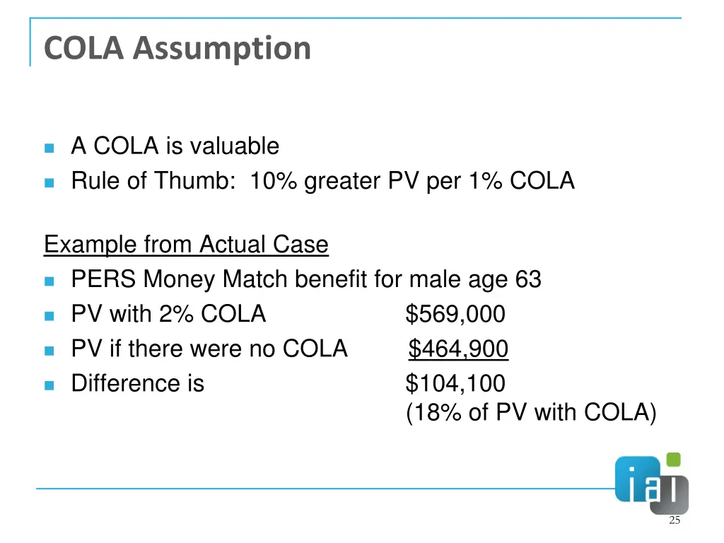 cola assumption 1