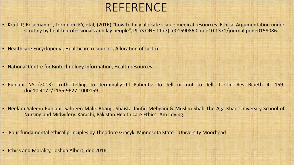 reference