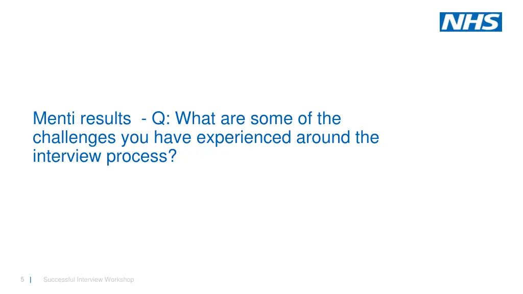 menti results q what are some of the challenges