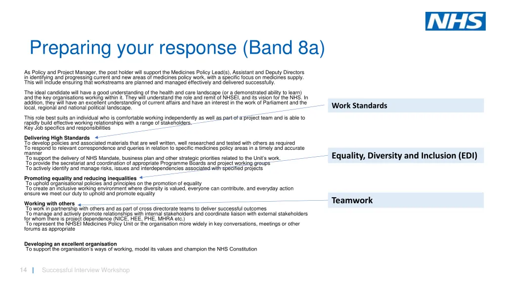 preparing your response band 8a 1