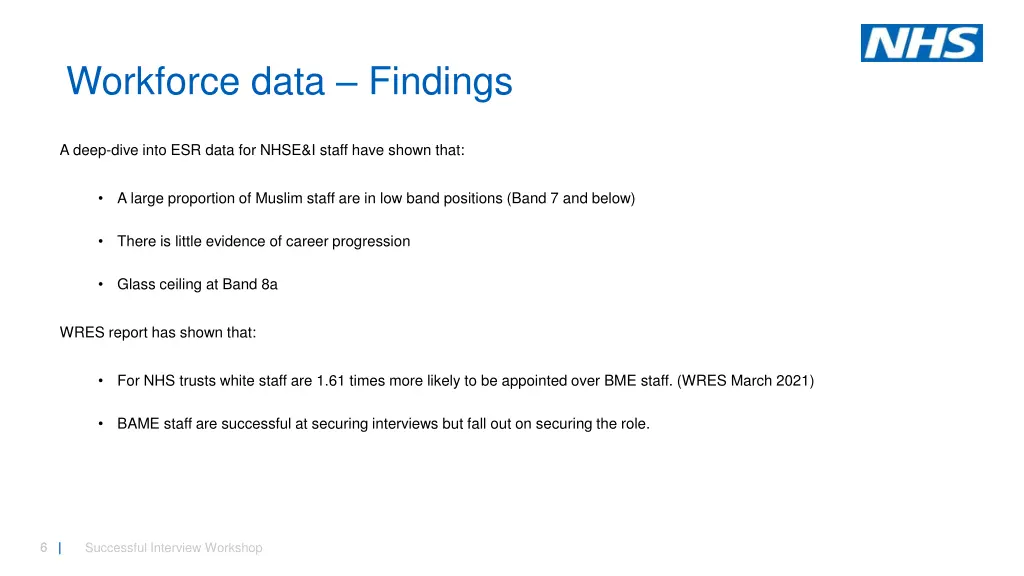 workforce data findings