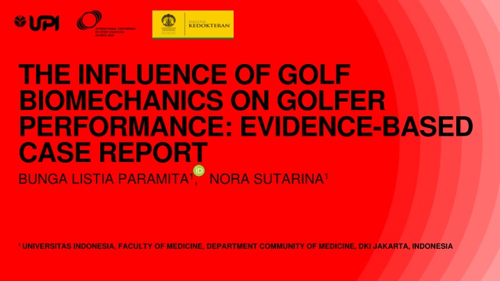the influence of golf biomechanics on golfer
