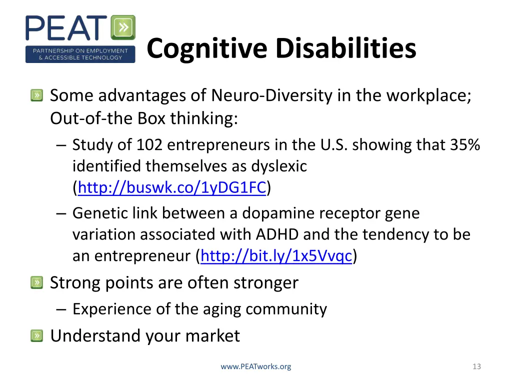 cognitive disabilities 2