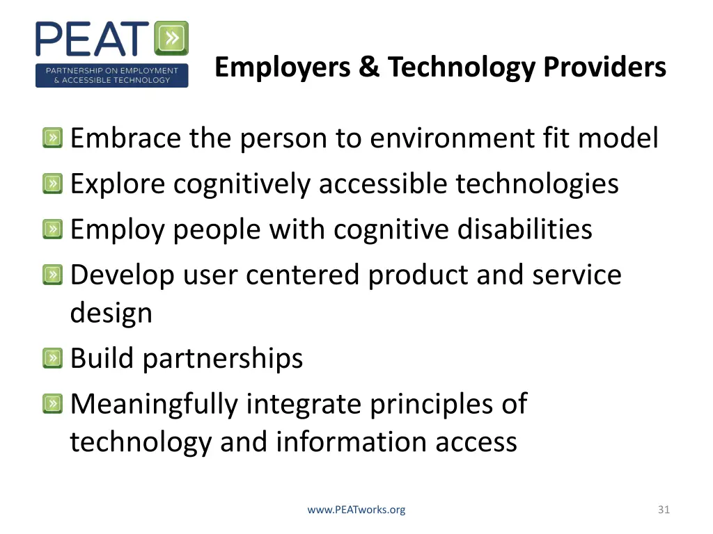 employers technology providers