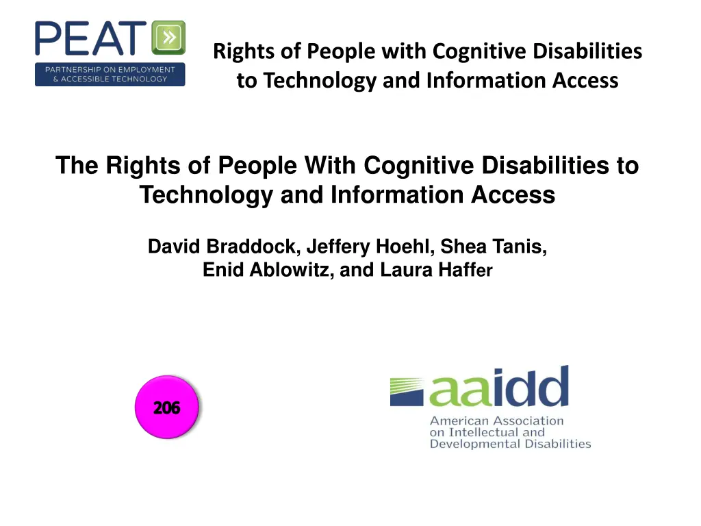 rights of people with cognitive disabilities