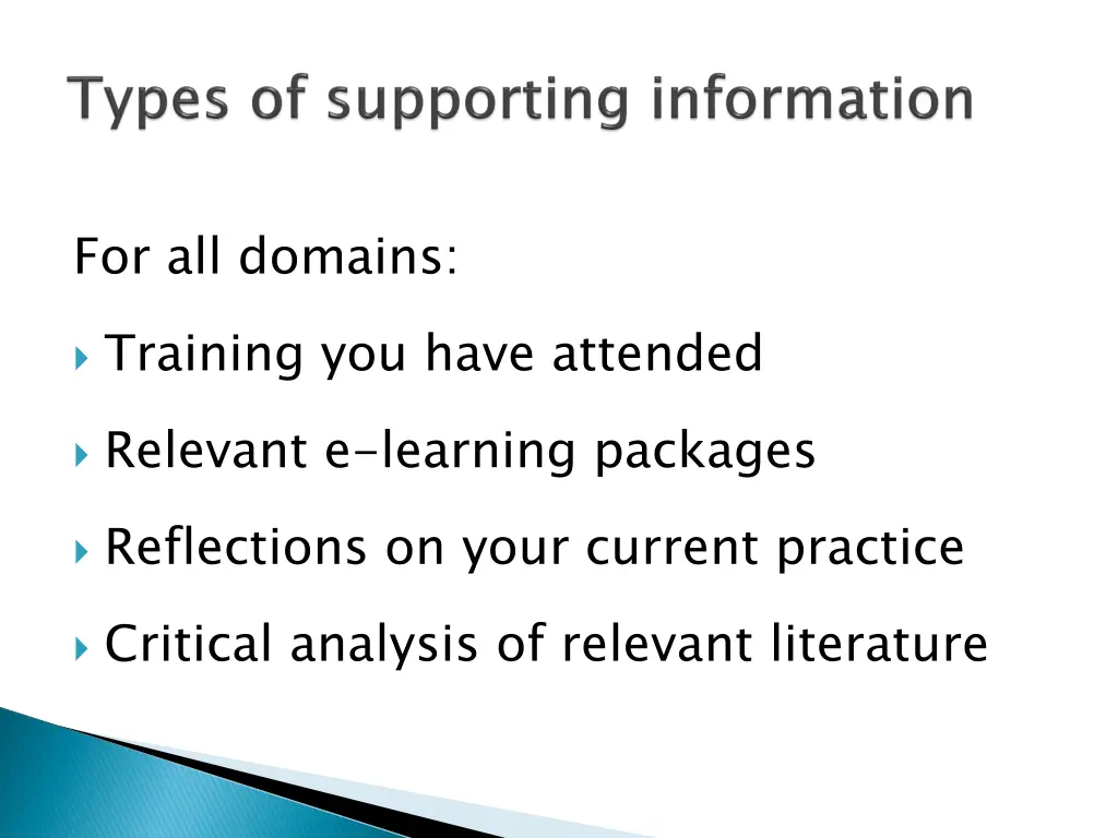 for all domains