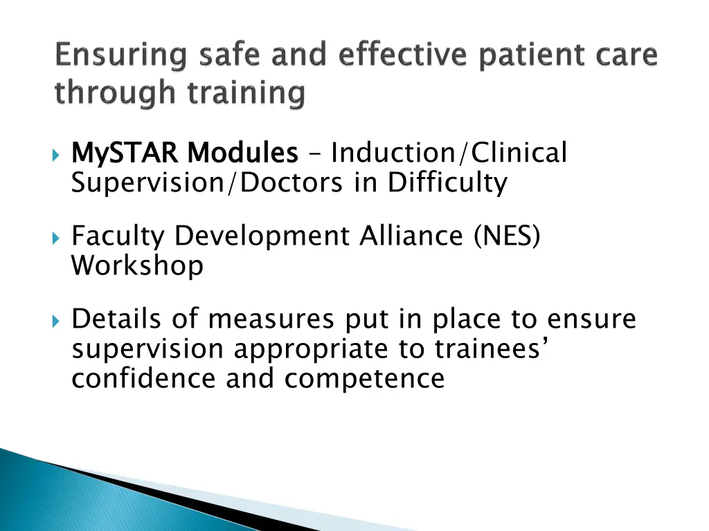 mystar supervision doctors in difficulty