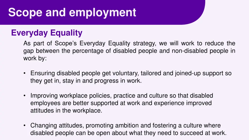scope and employment
