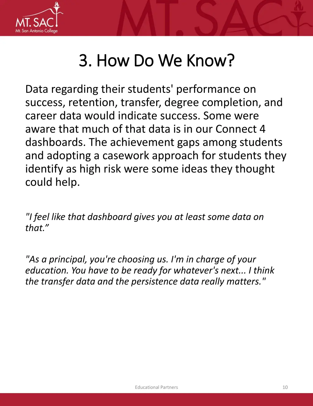 3 how do we know 3 how do we know