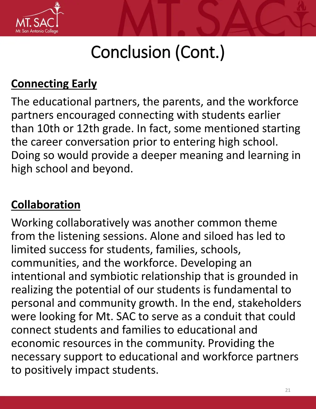 conclusion cont conclusion cont