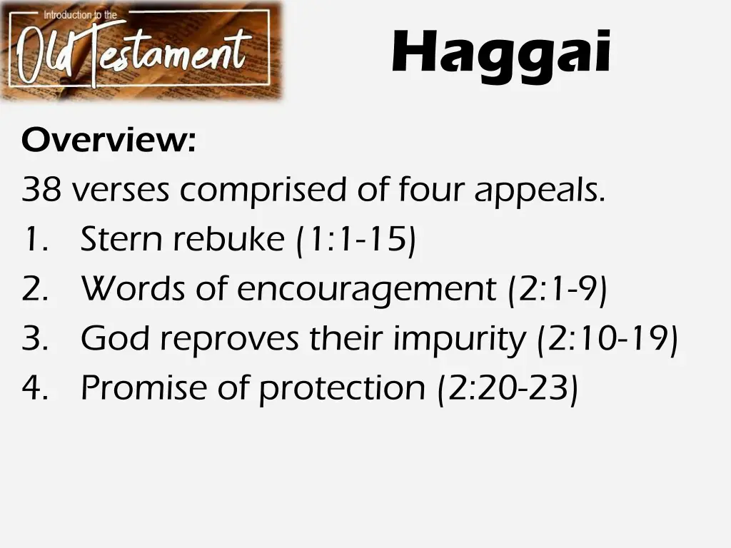 haggai 1