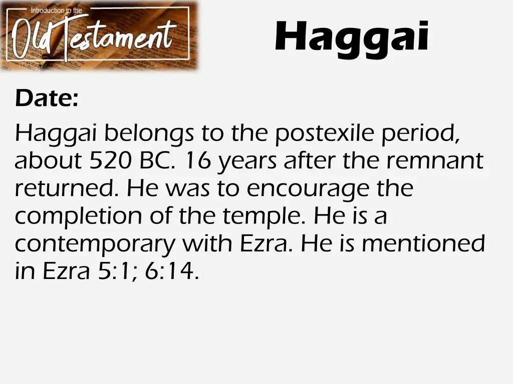 haggai