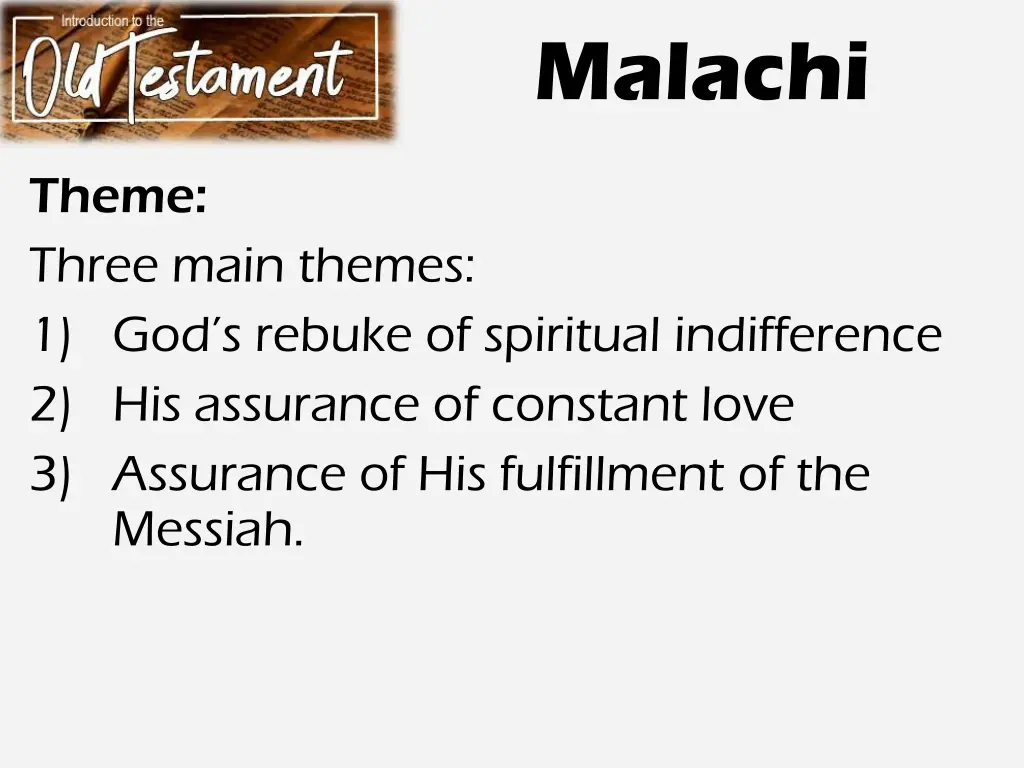malachi 2