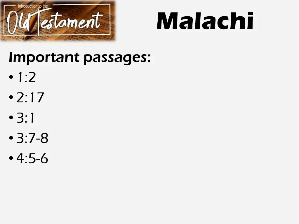 malachi 3