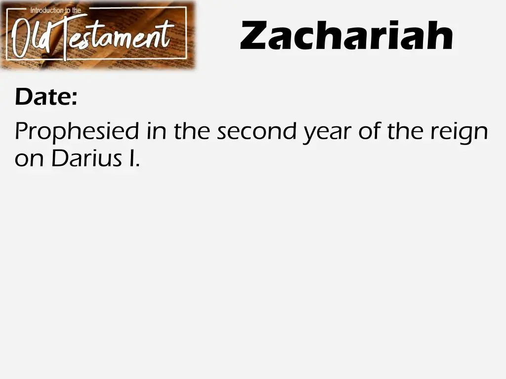 zachariah