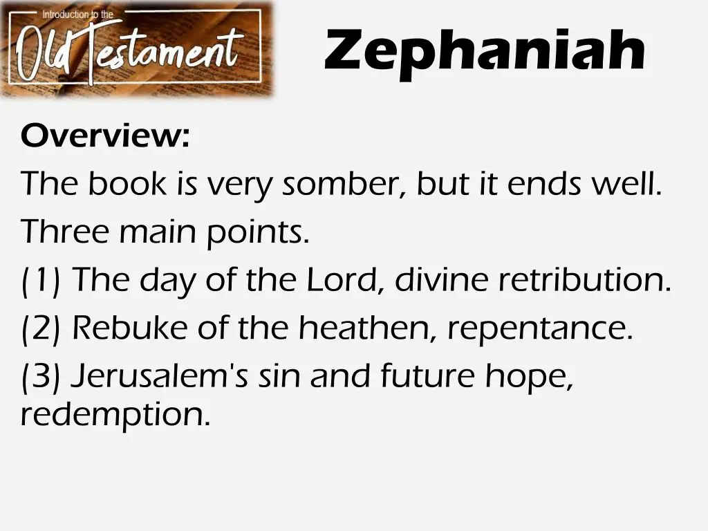 zephaniah 1