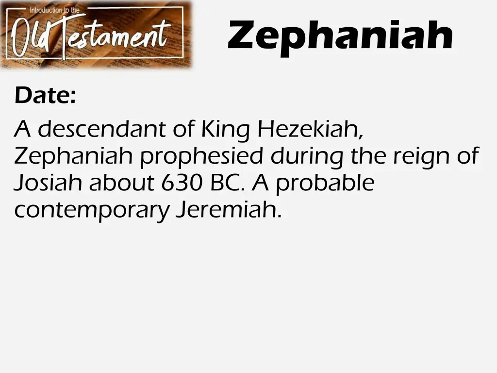 zephaniah