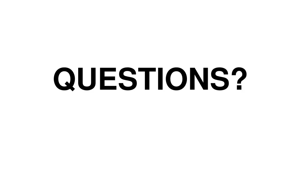 questions