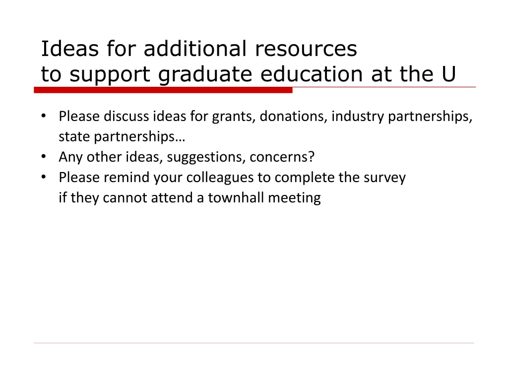ideas for additional resources to support