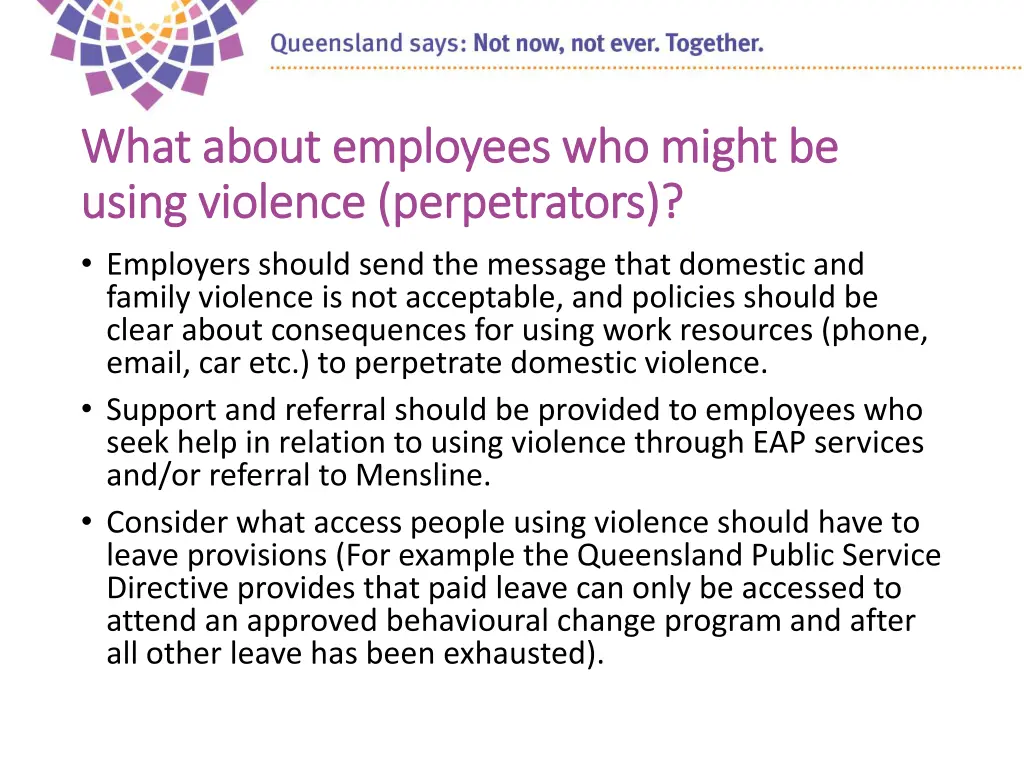 what about employees who might be what about