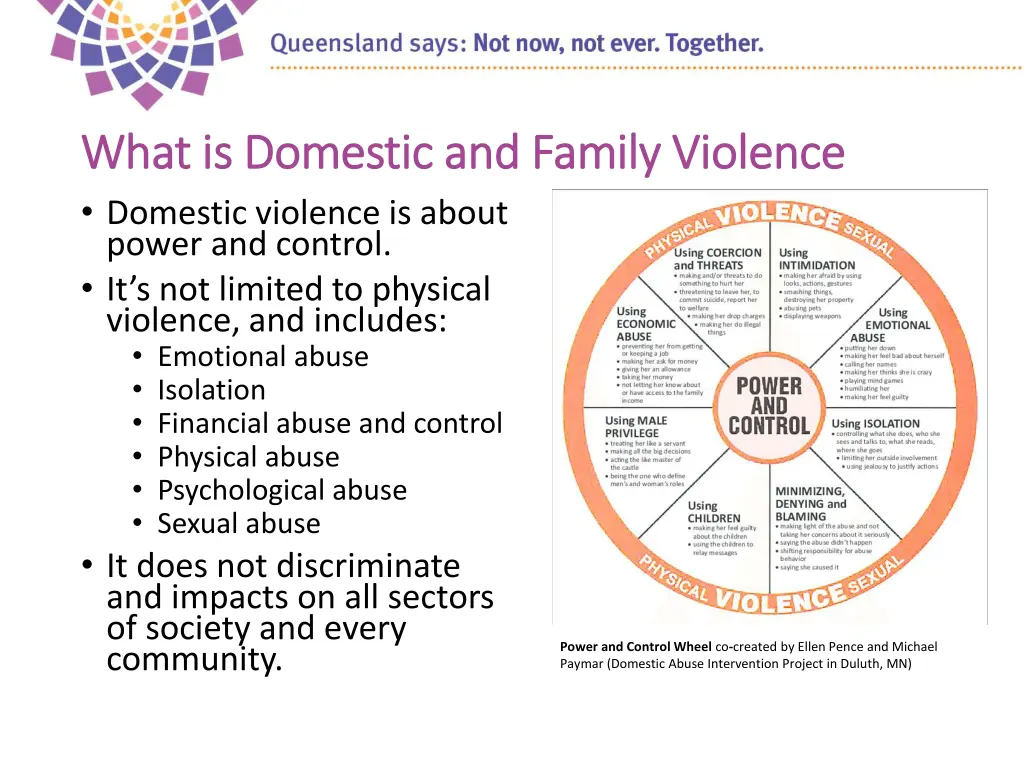 what is domestic and family violence what