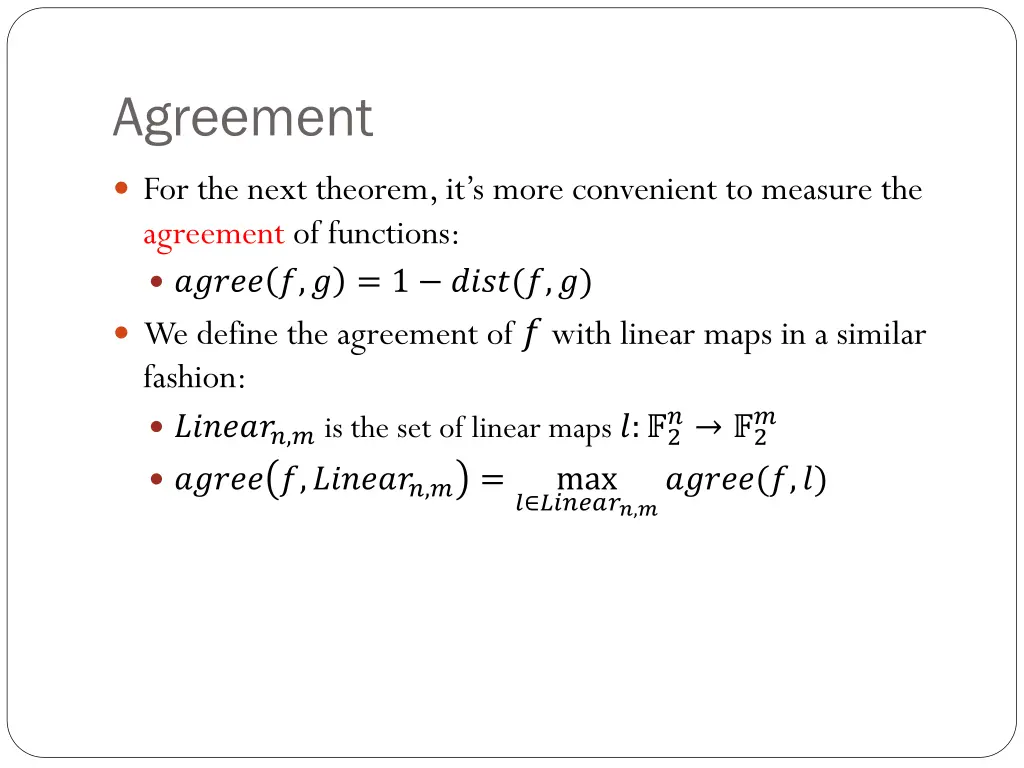 agreement