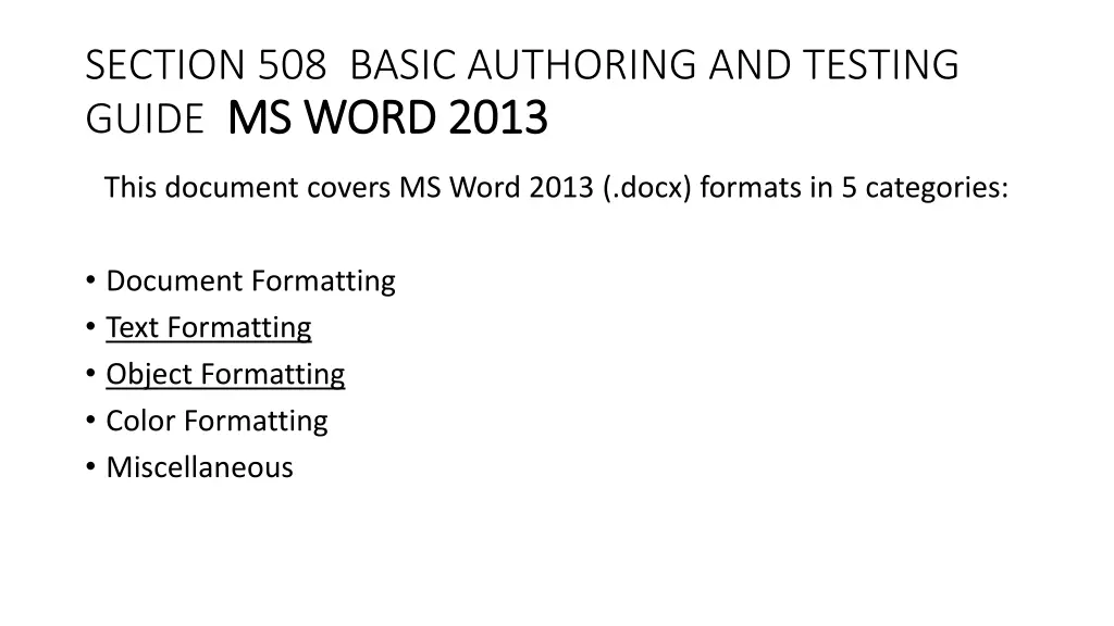 section 508 basic authoring and testing guide