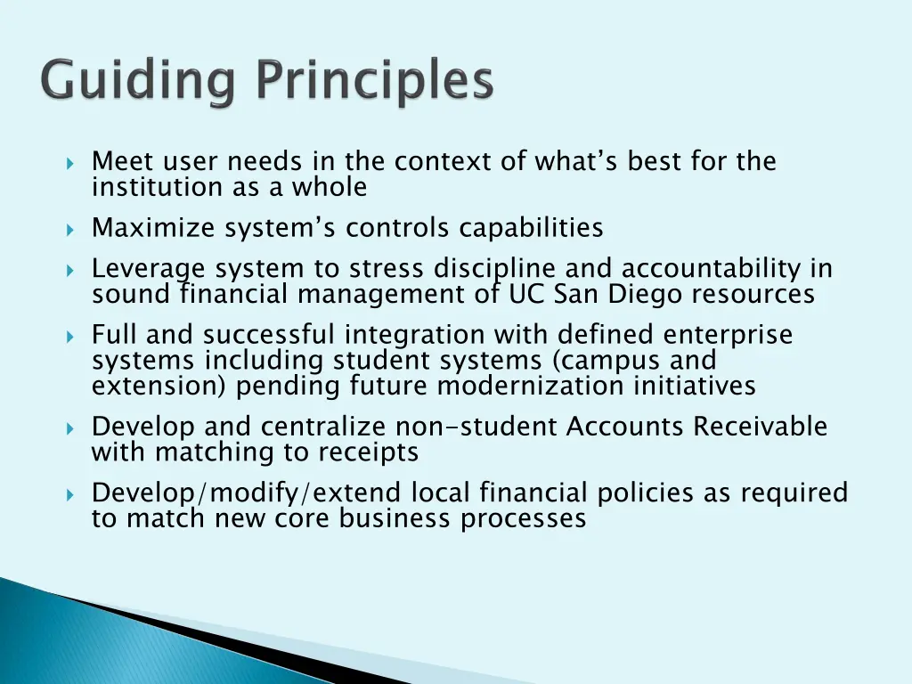 meet user needs in the context of what s best