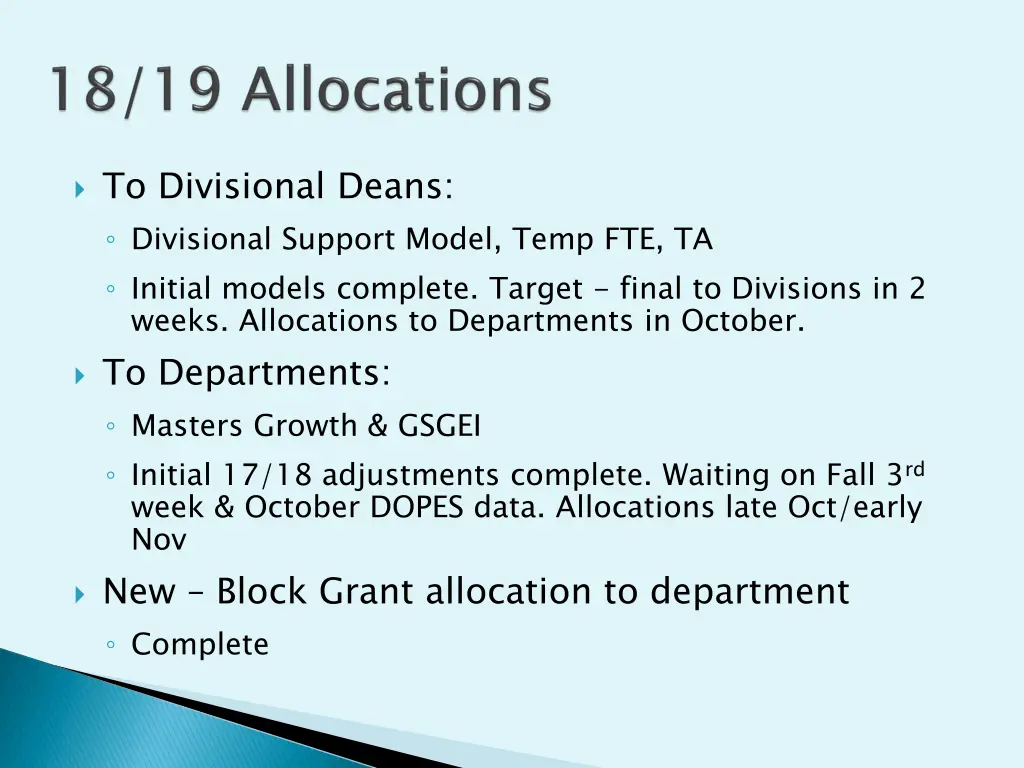 to divisional deans divisional support model temp