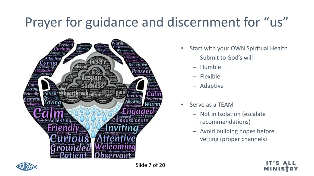 prayer for guidance and discernment for us