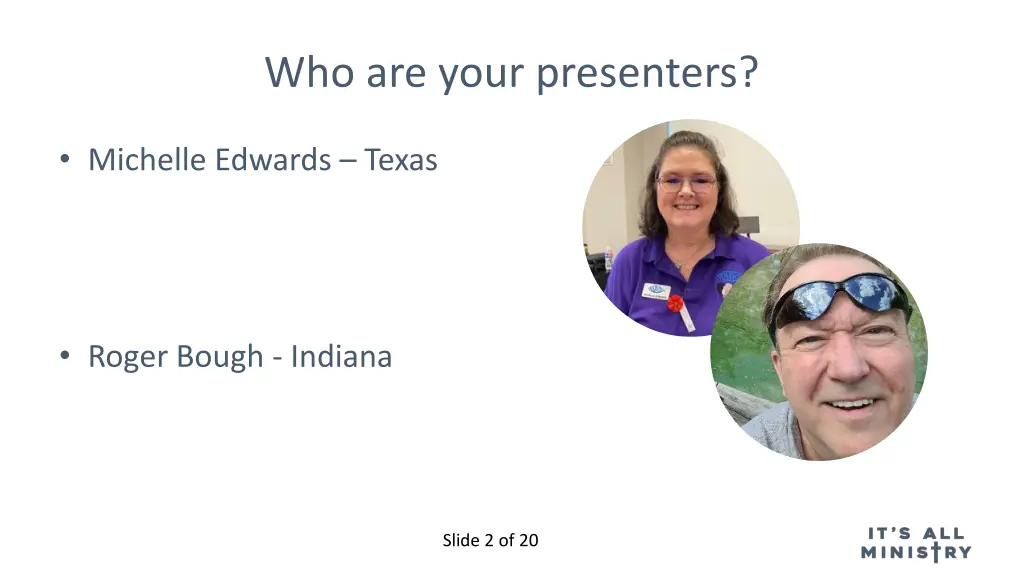 who are your presenters